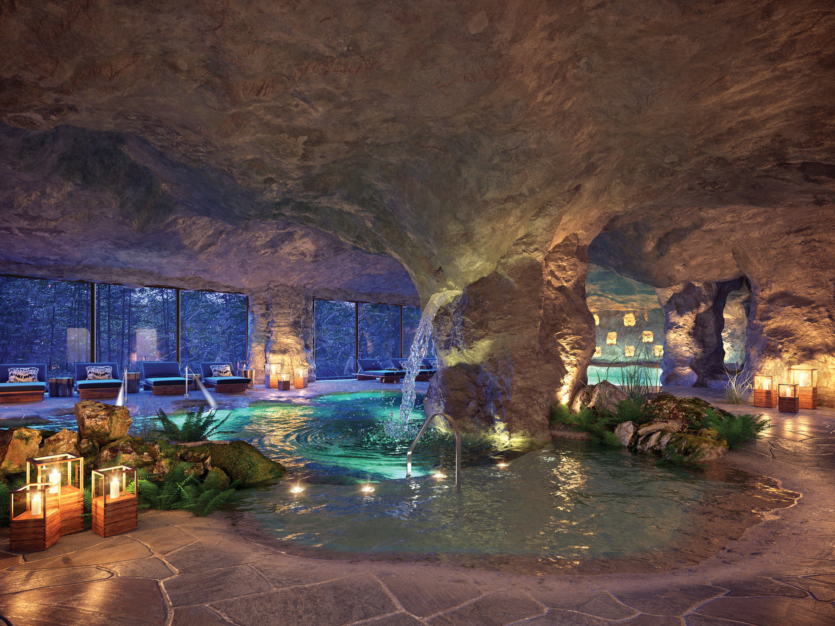 most epic spa ever? Now Natura Riviera Cancun Hydrotherapy inspired by Mexico jungle cenote