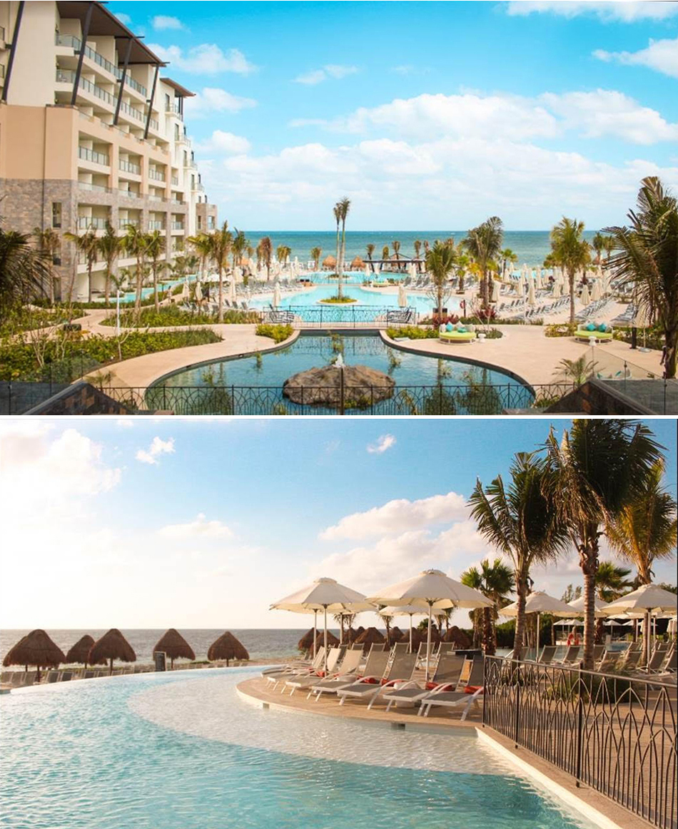 Now Natura Riviera Cancun Mexico Beach and infinity pools