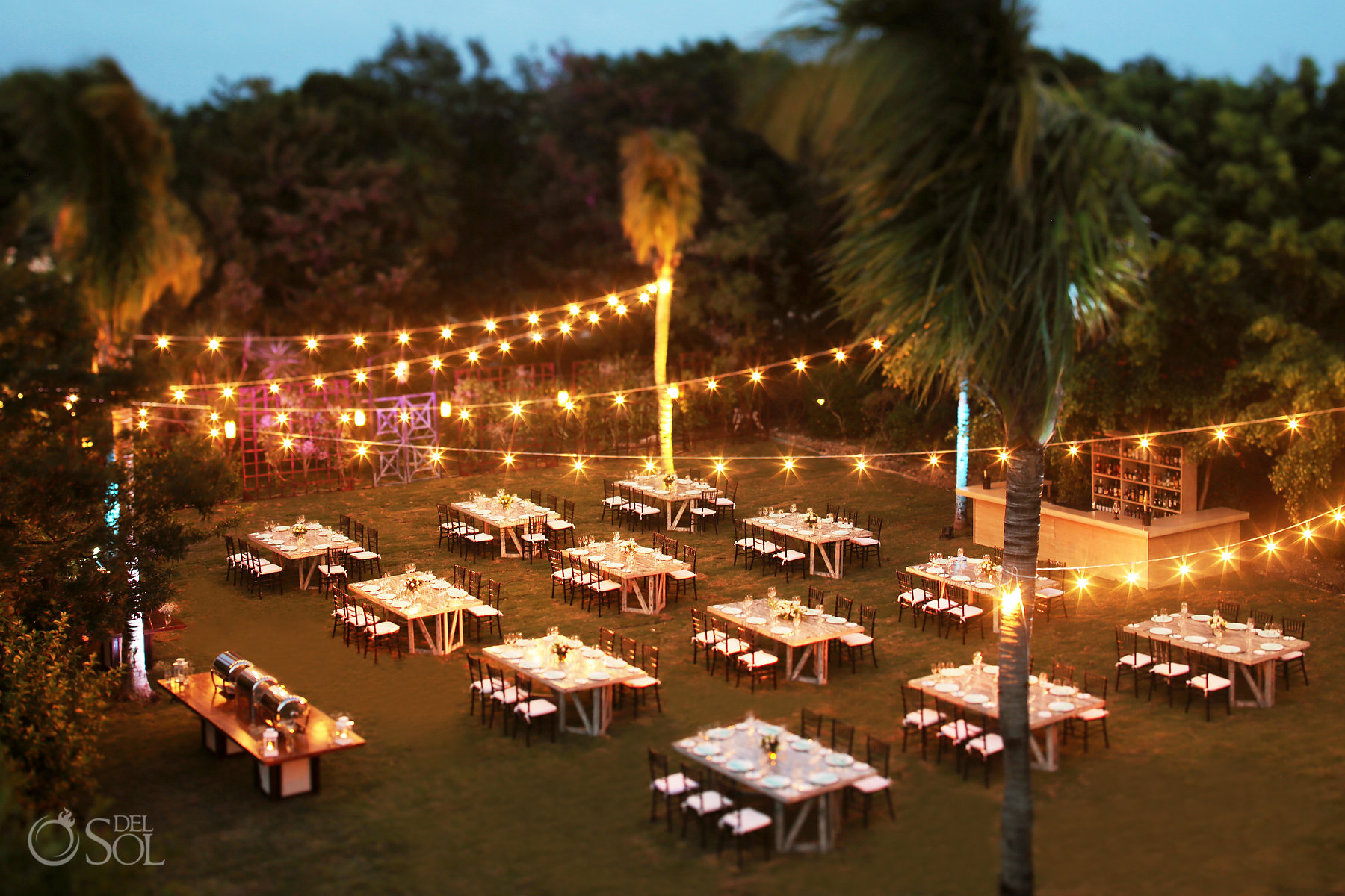 Dreams Tulum Secret Garden Wedding Reception Venue