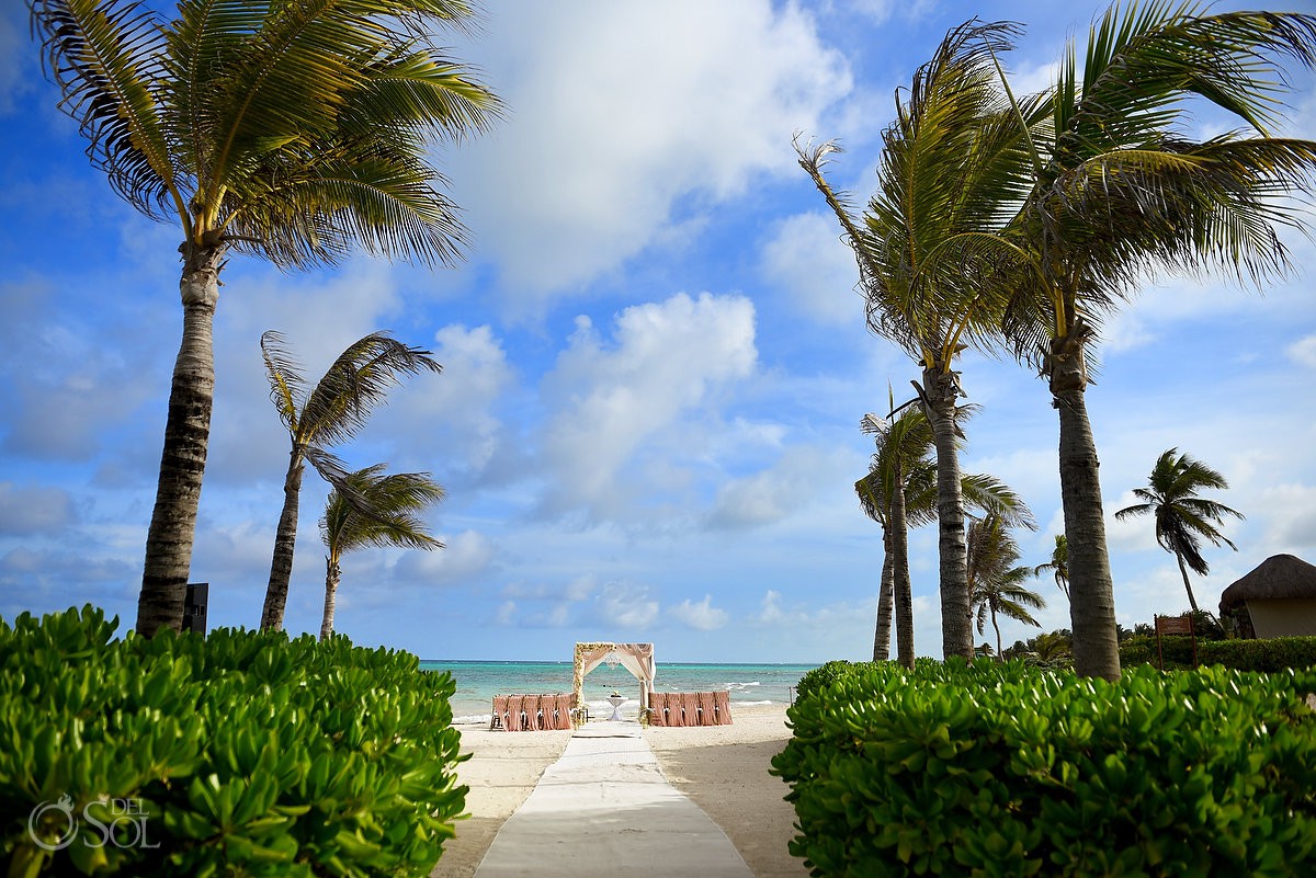 Dreams Tulum South beach Wedding Venue