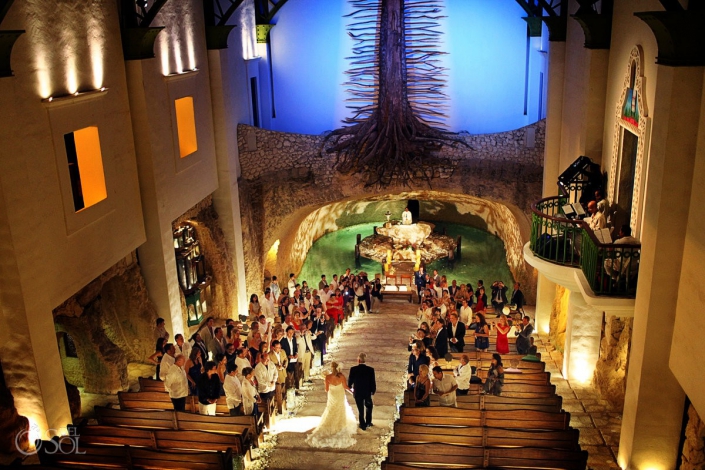 Xcaret Park Wedding Chapel of Guadalupe Playa del Carmen Mexico