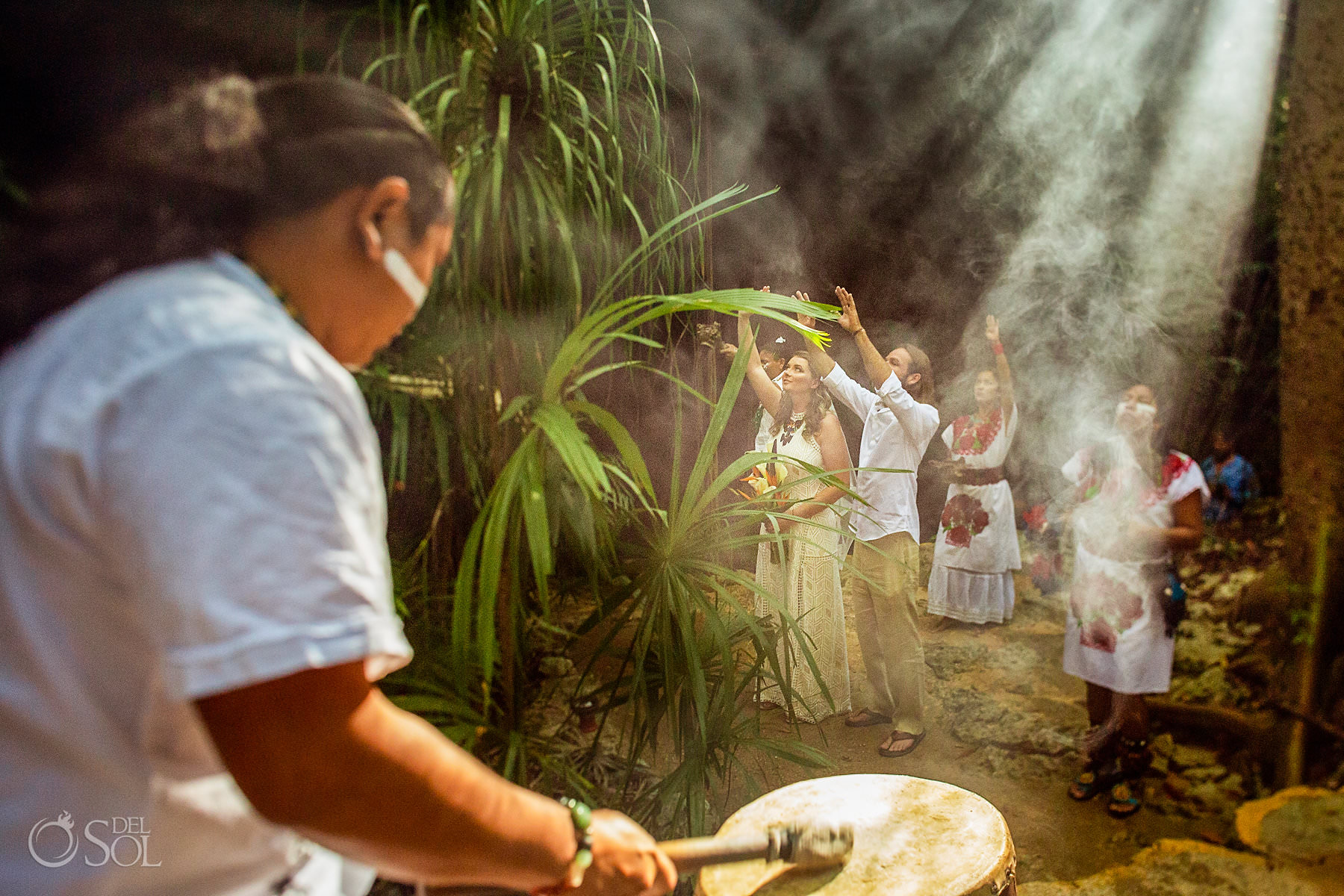 Mexico elopement ideas mayan ceremony Tulum Mexico