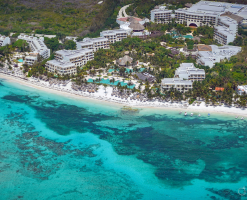 Secrets Akumal Aerial photo Del Sol Travels In the News