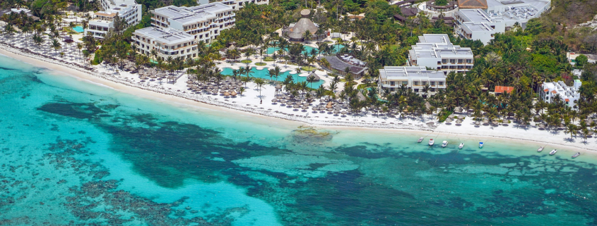 Secrets Akumal Aerial photo Del Sol Travels In the News